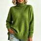 📢🎉50%Rabatt!!!🛍️✨Damen Grobstrick-Pullover mit lockerem Schnitt und Rollkragen