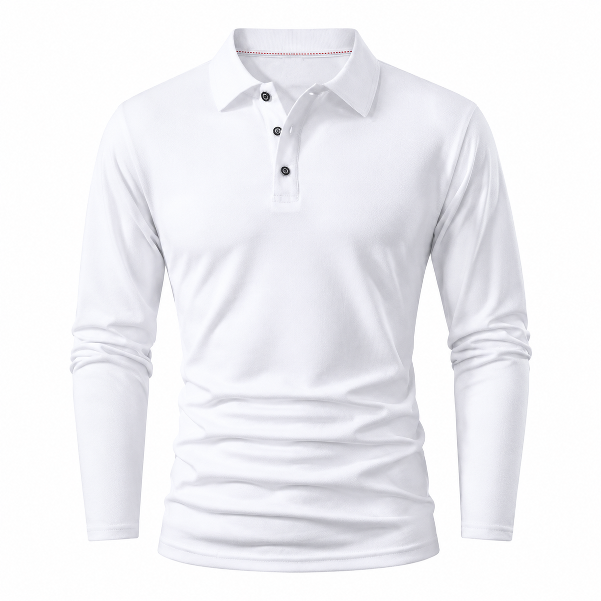 👔 Langärmliges Kragen-T-Shirt für Herren – Klassisch, bequem & immer passend