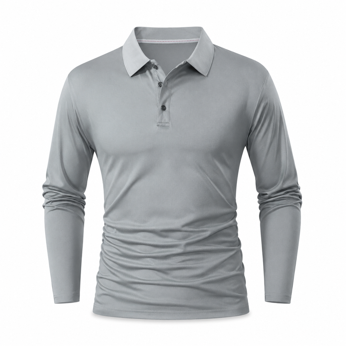 👔 Langärmliges Kragen-T-Shirt für Herren – Klassisch, bequem & immer passend