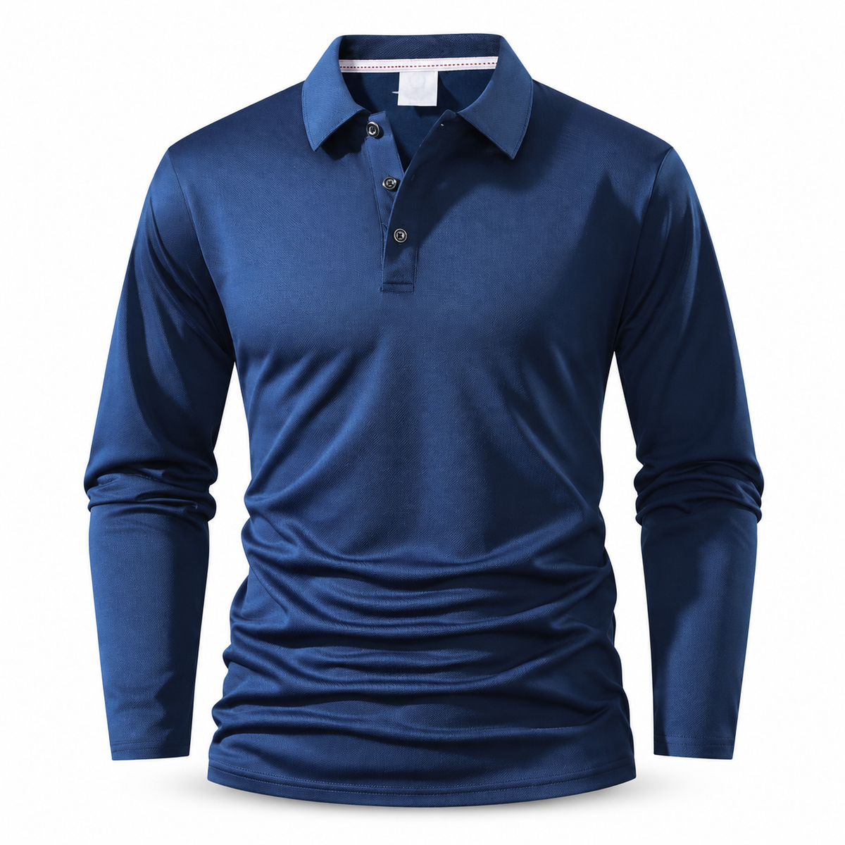 👔 Langärmliges Kragen-T-Shirt für Herren – Klassisch, bequem & immer passend