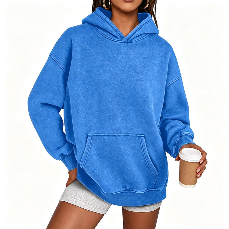 ✨ Neu eingetroffen✨Unisex Casual Oversized Hoodie mit Acid-Wash-Effekt