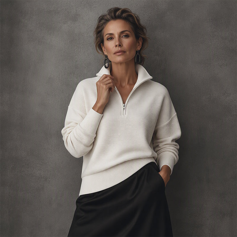 📢📢50%Rabatt!!!🎉✨Damen Viertel-Zip Pullover