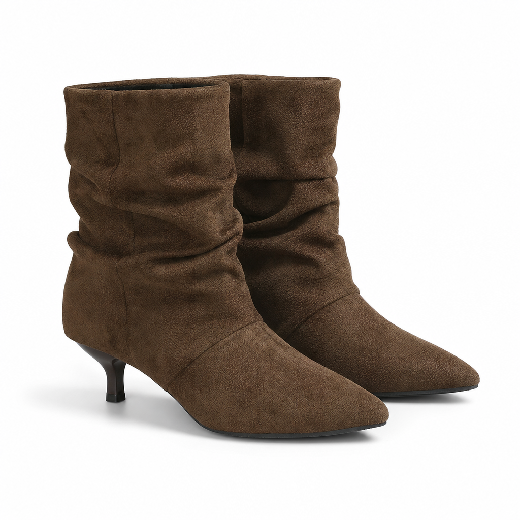 🔥Beliebtes Produkt ！✨Damen Stiefeletten mit spitzer Zehenpartie und Stiletto-Absatz