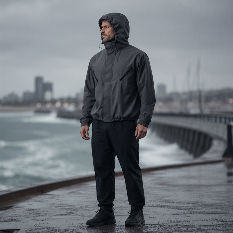 🔥 50% Rabatt – nur heute! 🎉 Stilvolle winddichte Kapuzenjacke für Herren