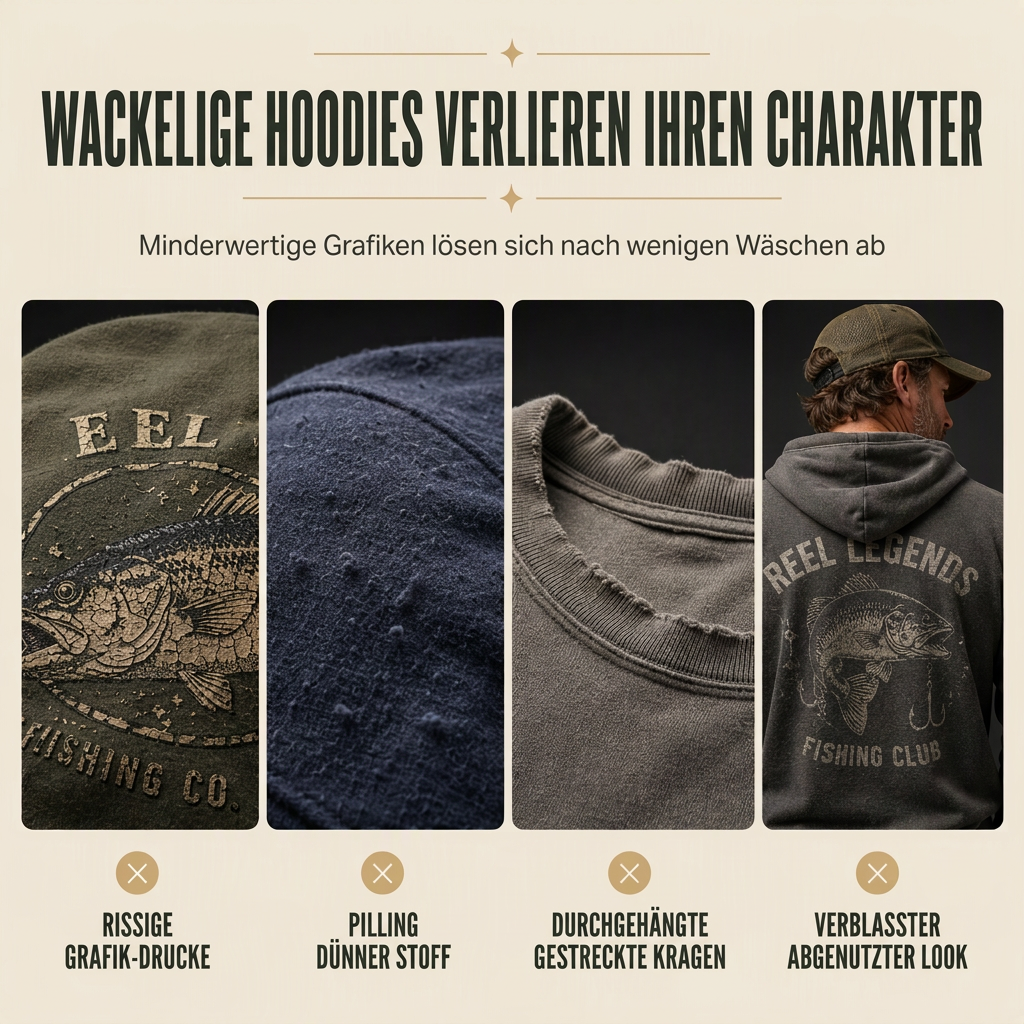 Retro Angel-Grafik Hoodie für Herren, lockere Passung, weiches Sweatshirt aus Baumwollmischung mit Fleece-Futter und Kängurutasche