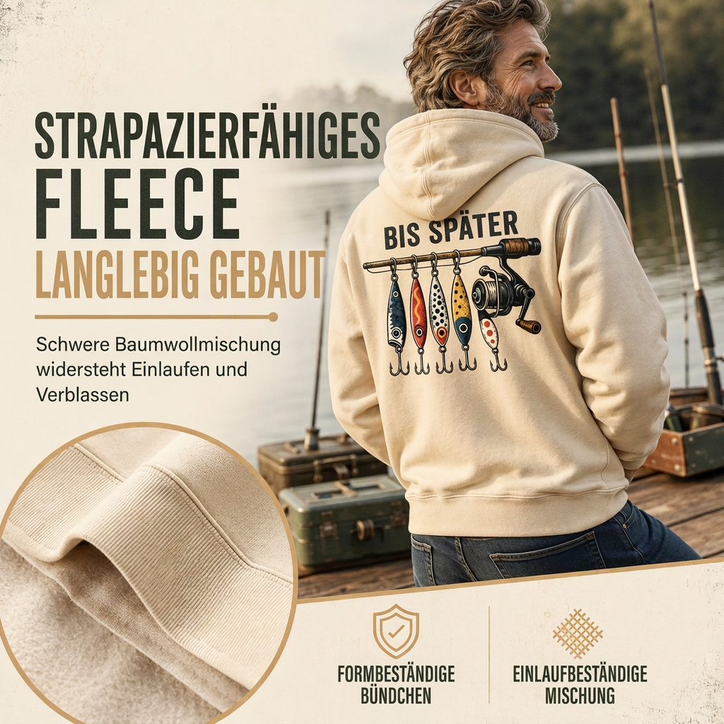Retro Angel-Grafik Hoodie für Herren, lockere Passung, weiches Sweatshirt aus Baumwollmischung mit Fleece-Futter und Kängurutasche