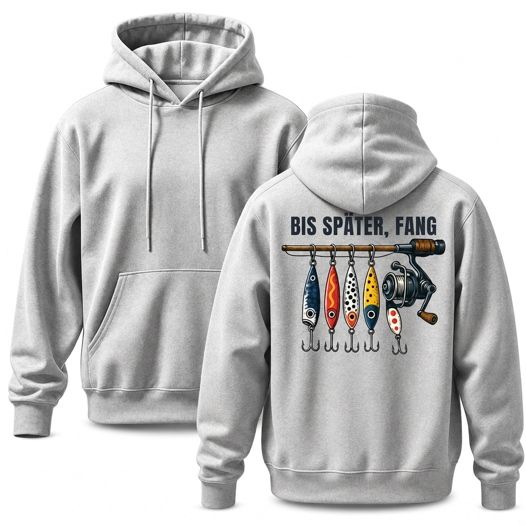 Retro Angel-Grafik Hoodie für Herren, lockere Passung, weiches Sweatshirt aus Baumwollmischung mit Fleece-Futter und Kängurutasche