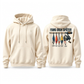 Retro Angel-Grafik Hoodie für Herren, lockere Passung, weiches Sweatshirt aus Baumwollmischung mit Fleece-Futter und Kängurutasche
