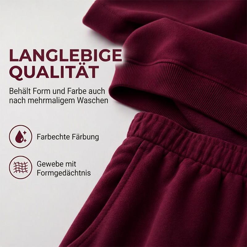 Zweiteiliges Set für Damen: Sweatshirt & Jogginghose