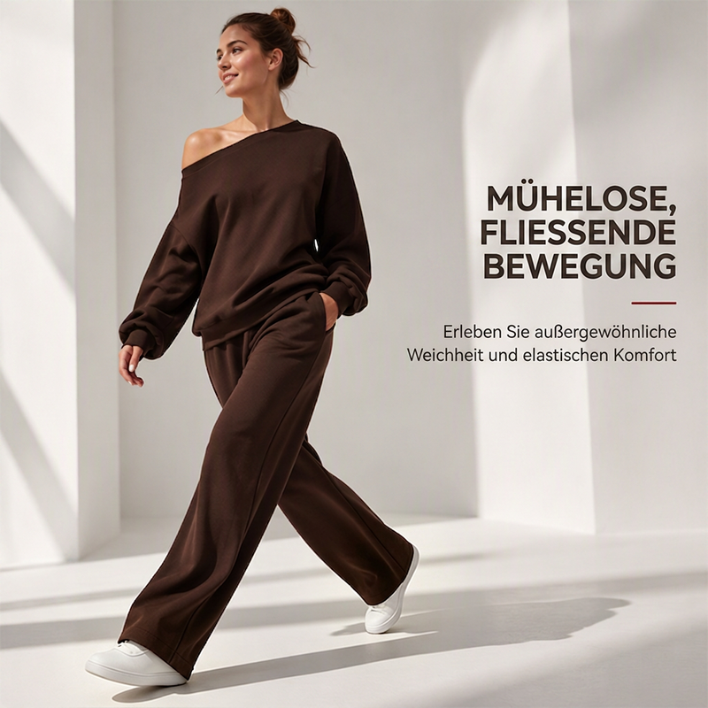 Zweiteiliges Set für Damen: Sweatshirt & Jogginghose