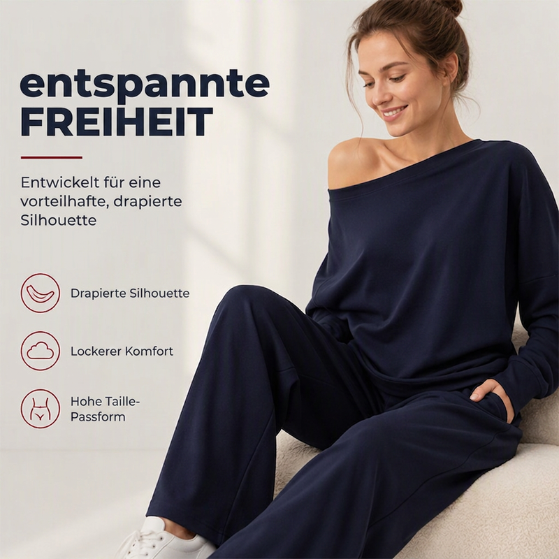 Zweiteiliges Set für Damen: Sweatshirt & Jogginghose