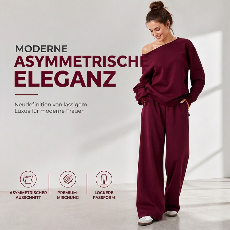 Zweiteiliges Set für Damen: Sweatshirt & Jogginghose