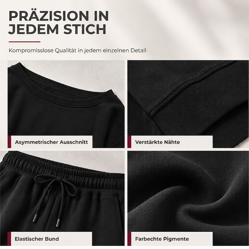Zweiteiliges Set für Damen: Sweatshirt & Jogginghose