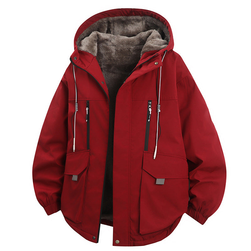 🔥 Nur heute 50 %! Herren Winterparka mit Kapuze & Plüschfutter – Kuschelig, warm & immer passend