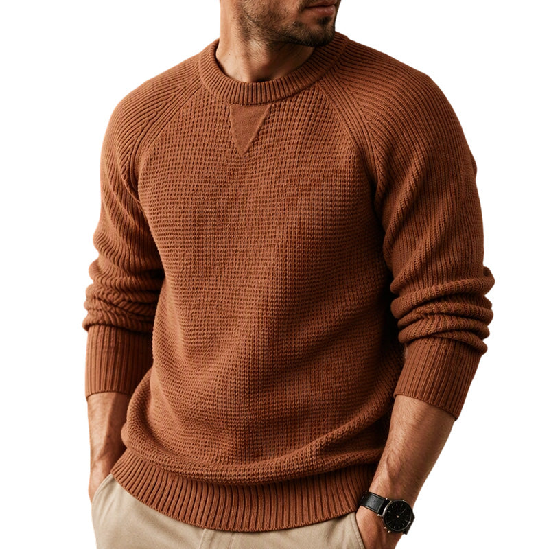 📢🎉50%Rabatt!!!🛍️🧶 Klassisches Rundhalspullover für Herren – Weich, bequem & immer passend