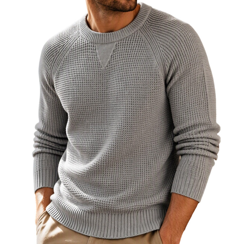 📢🎉50%Rabatt!!!🛍️🧶 Klassisches Rundhalspullover für Herren – Weich, bequem & immer passend