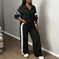 🧶 Damen-Casual-Sweatshirt & Weithosen-Set – Bequem, lässig & immer passend