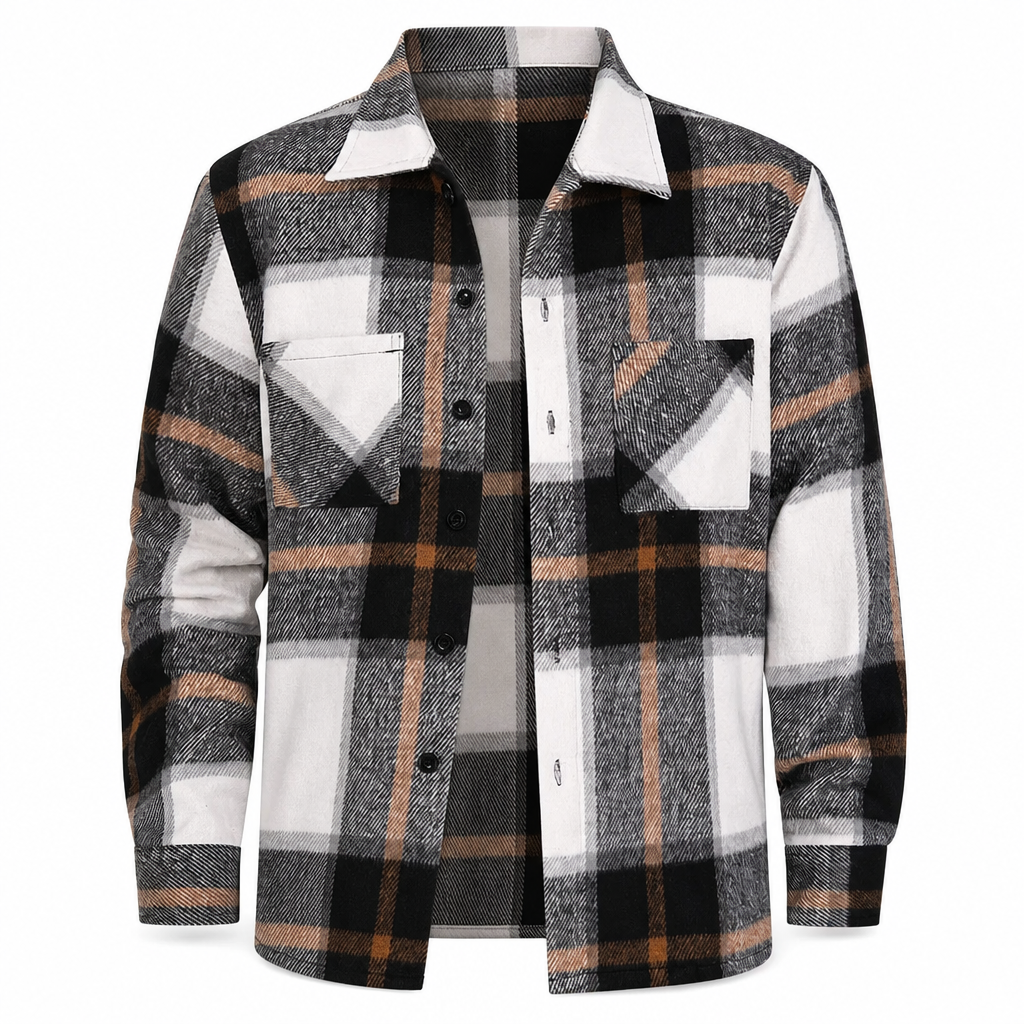 📢🎉50%Rabatt!!!🛍️✨Lässiges kariertes Flanellhemd für Herren