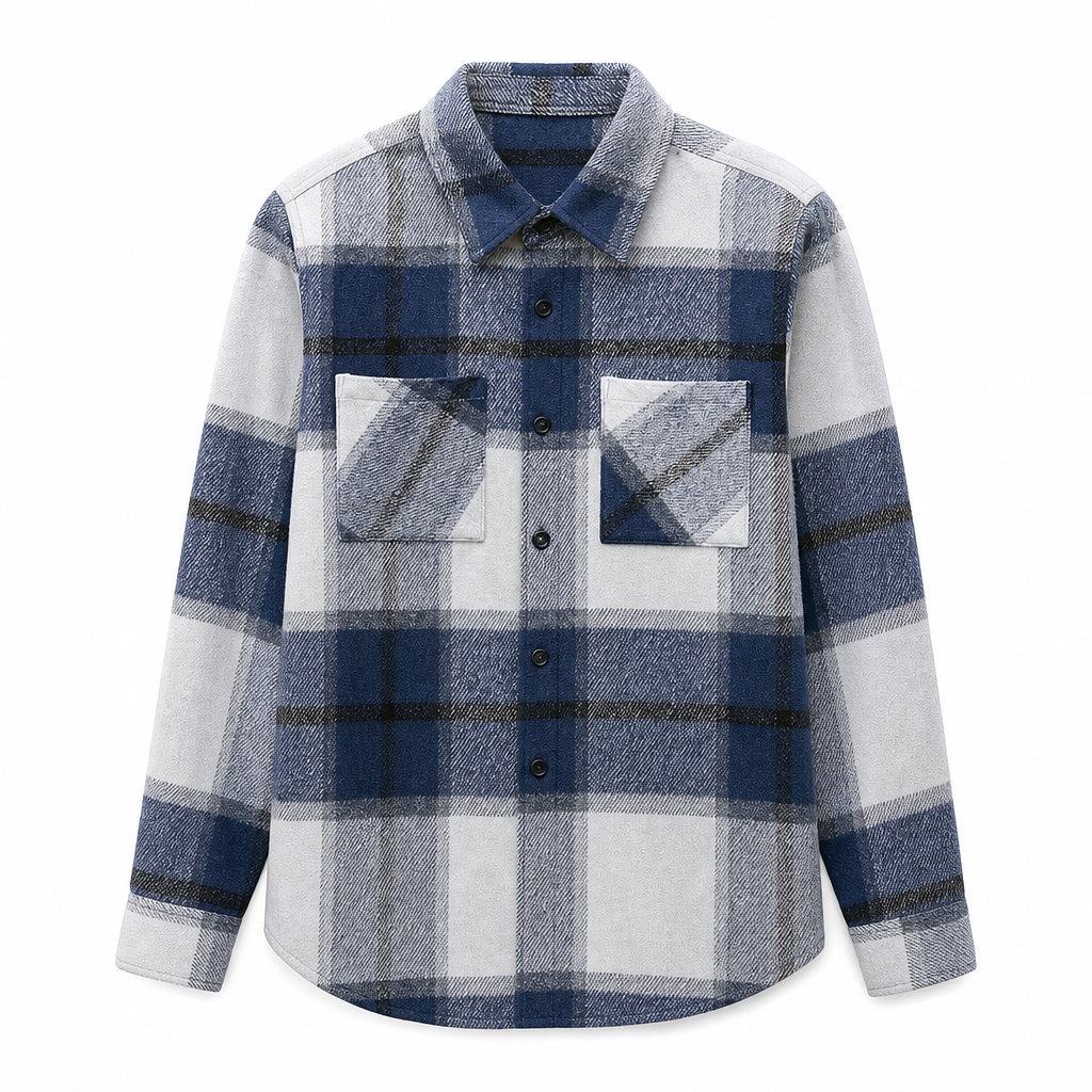 📢🎉50%Rabatt!!!🛍️✨Lässiges kariertes Flanellhemd für Herren
