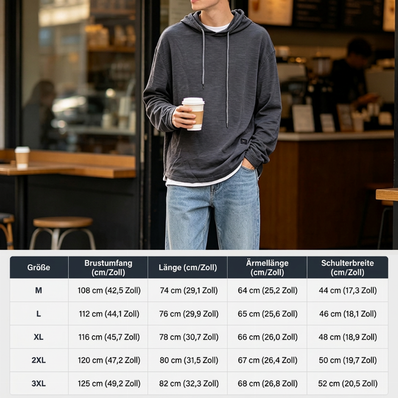 📢📢50%Rabatt!!!🎉✨Herren Modern Slim Fit Langarmshirt