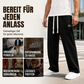 Freizeit-Weitschlag-Jogginghose für Herren mit Taschen