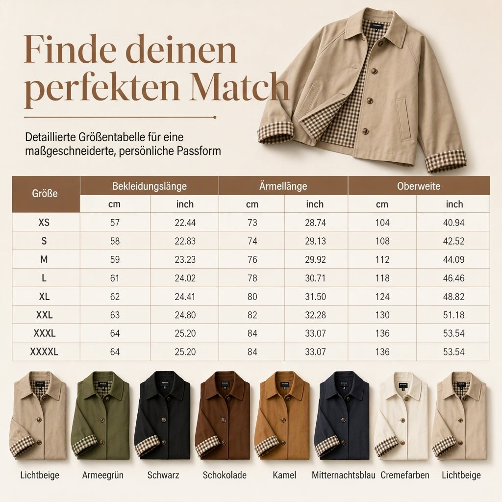📢🎉50%Rabatt!!!🛍️✨Freizeitmantel für Damen, langärmelig, mit Knopfleiste, für Herbst und Winter
