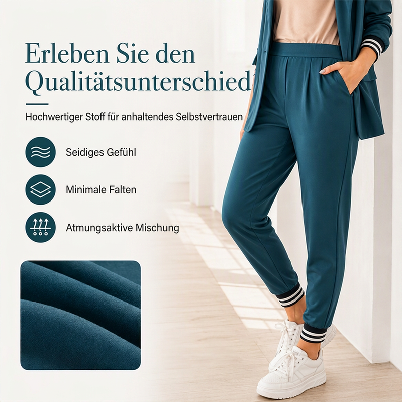 📢🎉50%Rabatt!!!🛍️✨Damen-Set aus offenem Blazer und Hose