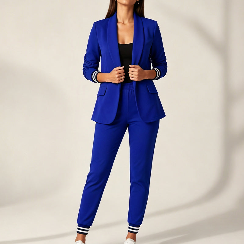 📢🎉50%Rabatt!!!🛍️✨Damen-Set aus offenem Blazer und Hose