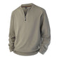 🧨 Bestseller ist zurück – alle, die beim letzten Mal leer ausgingen, jetzt zugreifen! Herren Halb-Reißverschluss Warm Futter Geripptes Sweatshirt