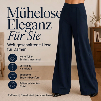 👥 Über 80.000 Käufer haben bereits zugeschlagen! Damen Freizeit Hose mit hoher Taille und weitem Bein