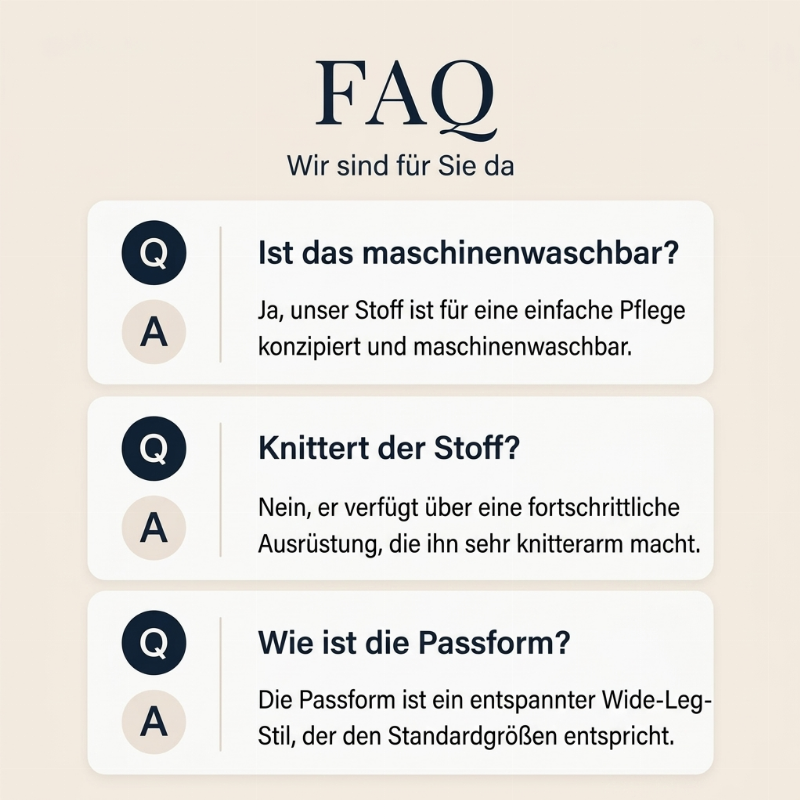 👥 Über 80.000 Käufer haben bereits zugeschlagen! Damen Freizeit Hose mit hoher Taille und weitem Bein