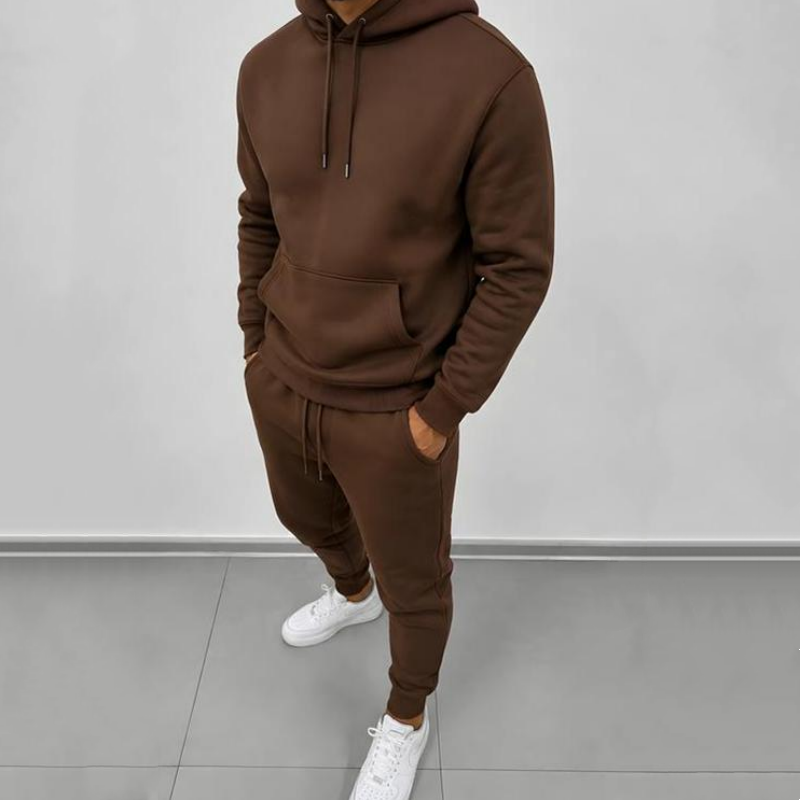 📢🎉50%Rabatt!!!🛍️✨Herren Kapuzen-Sweatshirt und Sweatpants zweiteiliges Trainingsanzug-Set