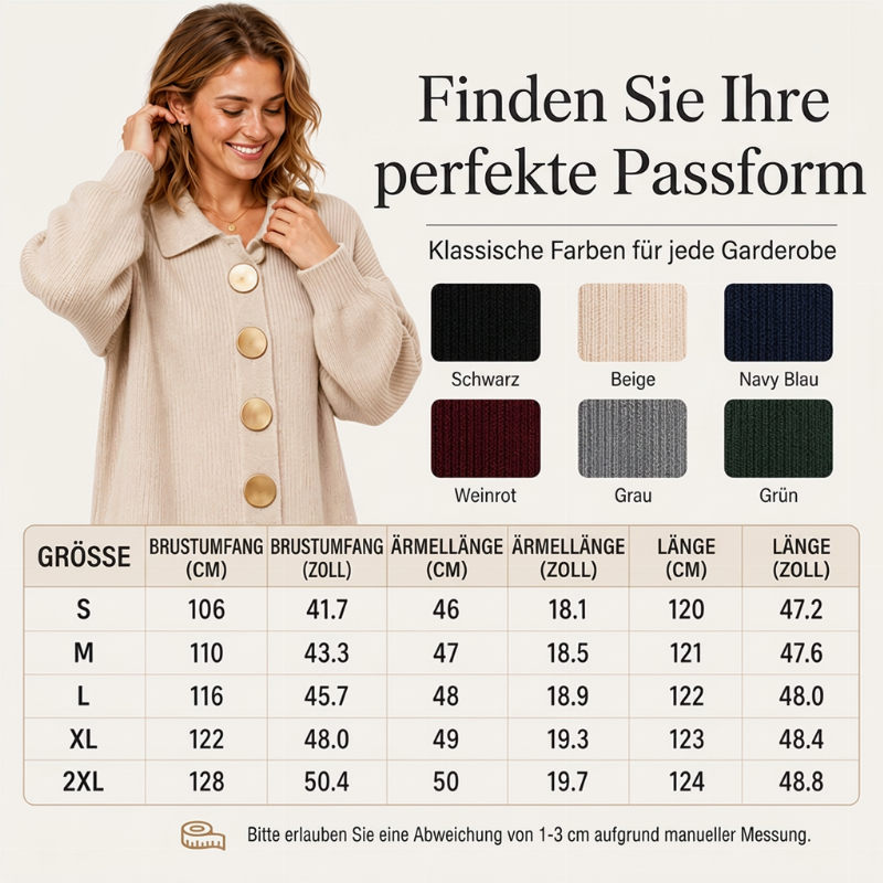 🔥Beliebtes Produkt ！✨Damen Maxikleid aus Rippstrick mit Laternenärmeln