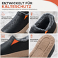 Wasserdichte Winterstiefel für Damen, warme wattierte Schlupfschuhe mit verstecktem Keilabsatz, rutschfeste, weiche Sohle, bequeme Freizeit-Wanderschuhe