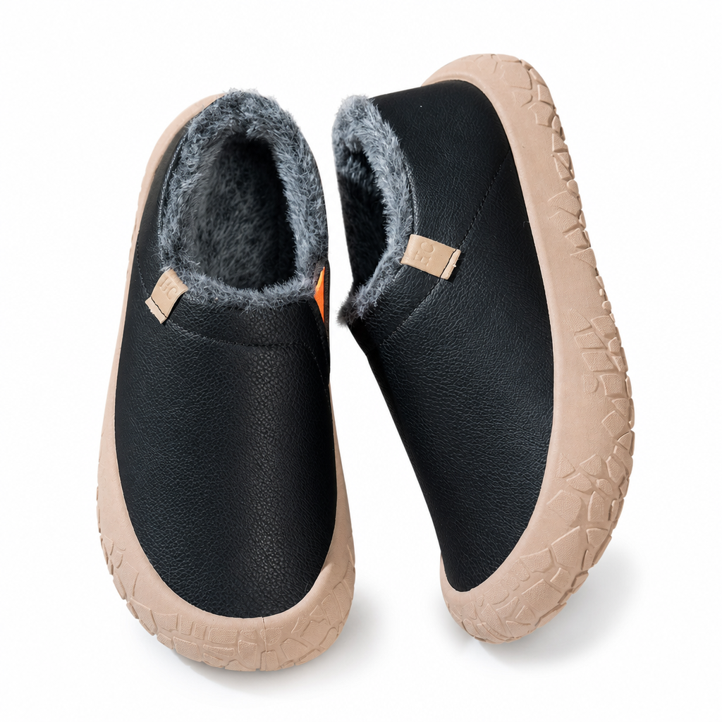 Wasserdichte Winterstiefel für Damen, warme wattierte Schlupfschuhe mit verstecktem Keilabsatz, rutschfeste, weiche Sohle, bequeme Freizeit-Wanderschuhe