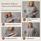 📢🎉50%Rabatt!!!🛍️✨Damen lässiger lockerer Rundhals Langarm Strickpullover mit herunterfallenden Schultern, Fledermausärmeln und seitlicher Rüschenoptik