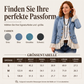 💬 Tausende zufriedene Kunden! 💞 Damen Jeansjacke mit Spitzenabschluss und Reverskragen