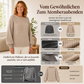 🔥 50% Rabatt – nur heute! 🎉 Damen lässiger Pullover mit Rippstrick und Laternenärmeln