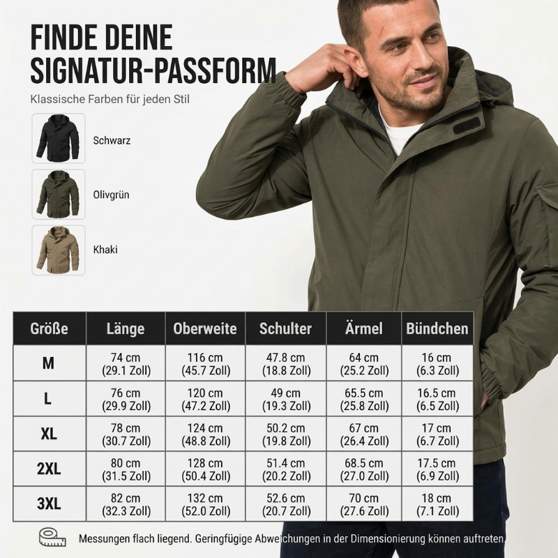 Herren Outdoor winddichte Kapuzenjacke
