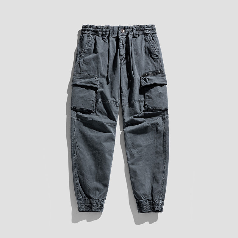 Herren Cargohose mit mehreren Taschen, Jogging-Stil