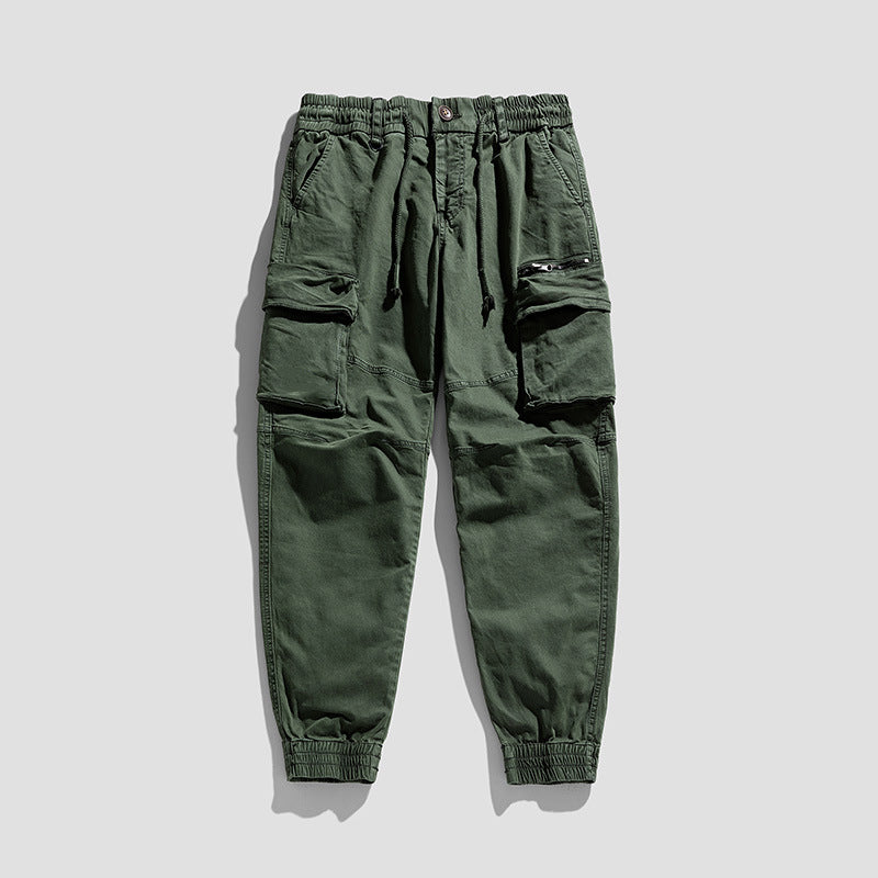 Herren Cargohose mit mehreren Taschen, Jogging-Stil