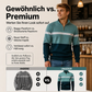 Herren Freizeit Pullover mit Farbblock-Design und Halbzipper
