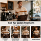 Herren Freizeit Pullover mit Farbblock-Design und Halbzipper