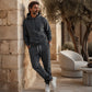 Freizeit 2-teiliges Set für Herren mit Hoodie und Jogginghose
