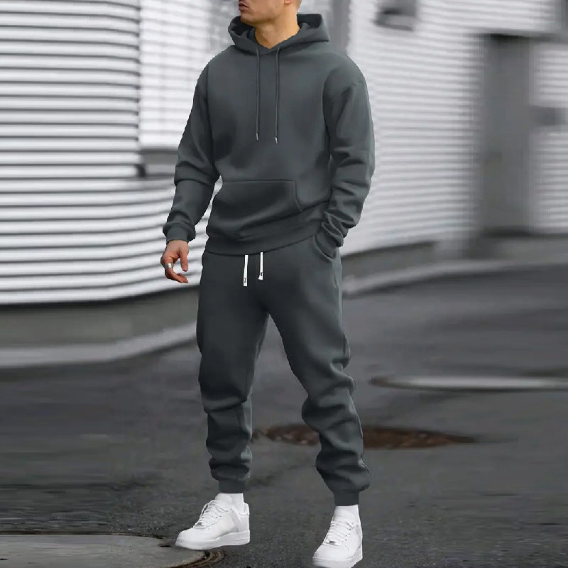 Freizeit 2-teiliges Set für Herren mit Hoodie und Jogginghose