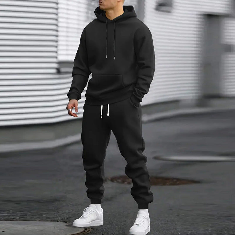 Freizeit 2-teiliges Set für Herren mit Hoodie und Jogginghose
