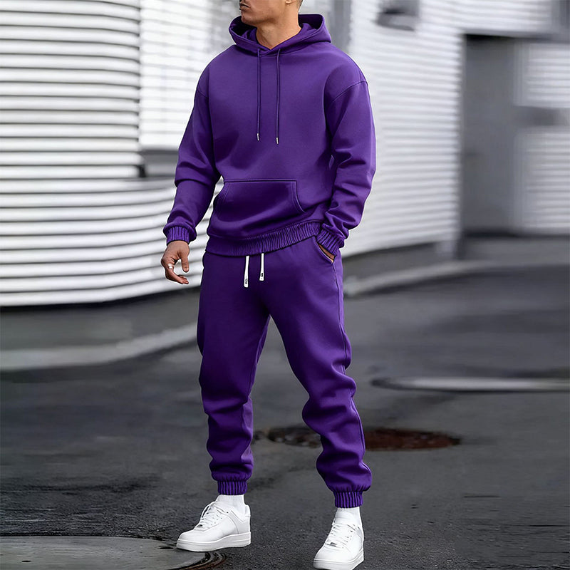 Freizeit 2-teiliges Set für Herren mit Hoodie und Jogginghose