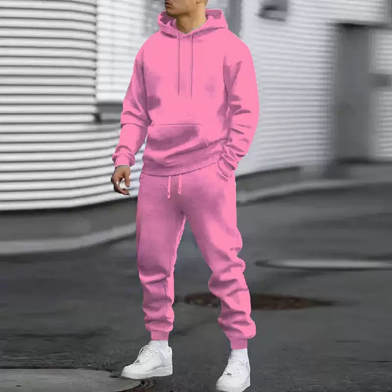 Freizeit 2-teiliges Set für Herren mit Hoodie und Jogginghose