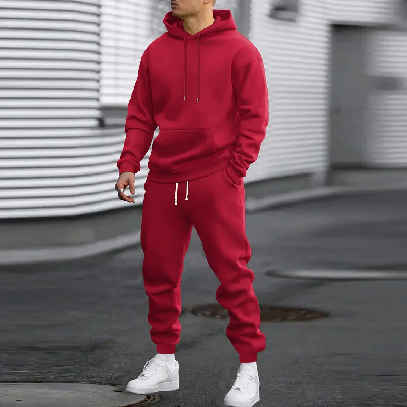 Freizeit 2-teiliges Set für Herren mit Hoodie und Jogginghose