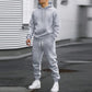Freizeit 2-teiliges Set für Herren mit Hoodie und Jogginghose